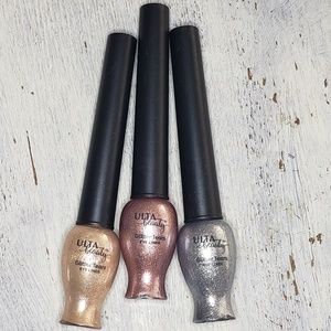 3 beautiful Glitter Eyeliners